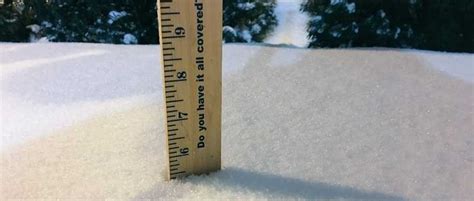 Maine community just 0.1-inch shy of 100 inches of snow this season