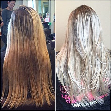 Morgan on Instagram: “Heavy balayage using @pravana's #guytang #balayage lightener and tone ...