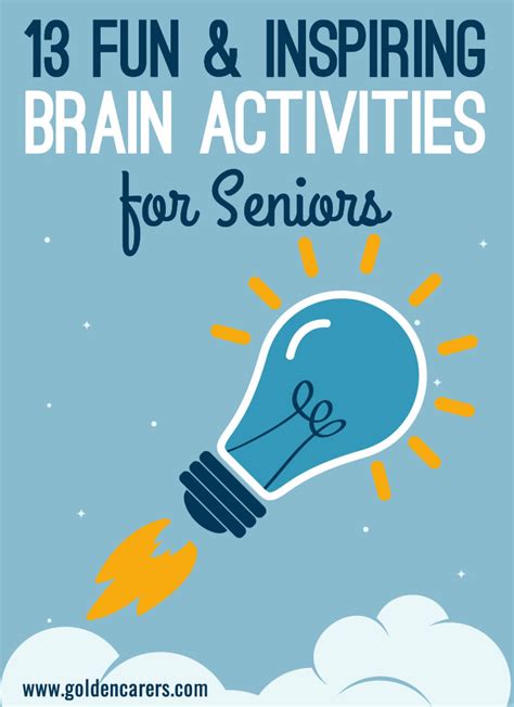 13 Fun Brain Activities for Seniors