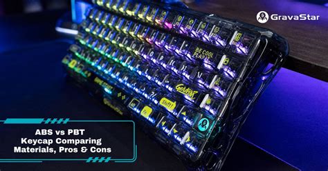 ABS vs PBT Keycaps | Comparing Keycap Materials, Pros & Cons