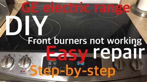 Electric Range Burner Stays On High at Jennifer Prosser blog