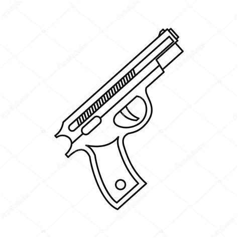 Pistol Drawing at GetDrawings | Free download