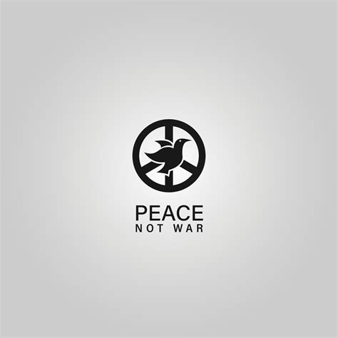 peace logo vector 25450556 Vector Art at Vecteezy