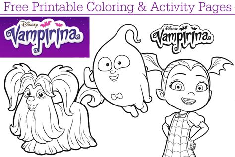 Disney Junior Vampirina Coloring Pages + DVD Giveaway