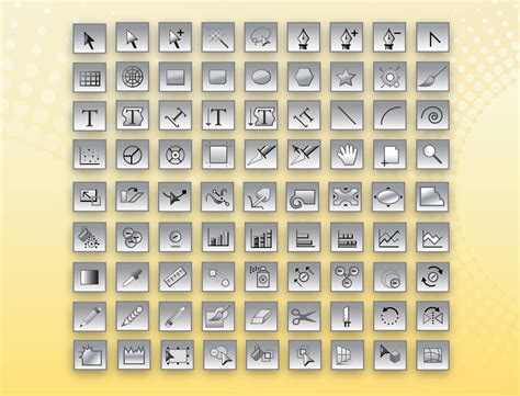 Adobe Illustrator Tools Icons Vector Art & Graphics | freevector.com