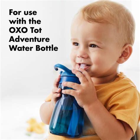 OXO Tot Adventure Water Bottle Replacement Straws, 12 Ounce, 2-Pcs – Tickled Babies