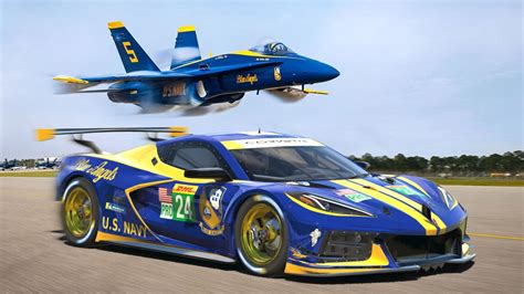 Chevrolet Corvette C8R Blue Angels by Don Craig - Trading Paints