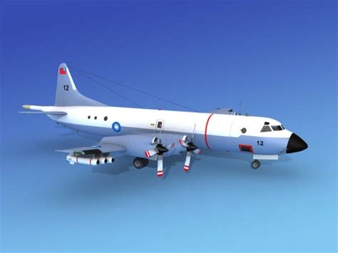 3d orion lockheed p-3 model