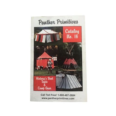 panther primitives | Accents | Panther Primitives Historys Best Tents Advertising No 6 Catalog ...