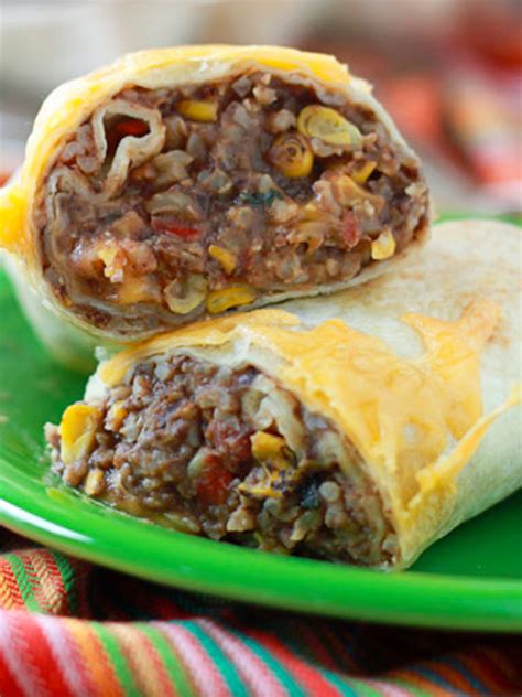 Refried Bean Burritos