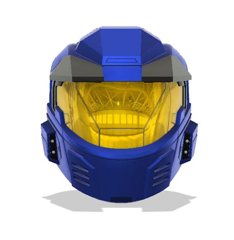 3D file Halo 3 Inspired Mk V Helmet (3D MODEL - STL)・3D printer model ...