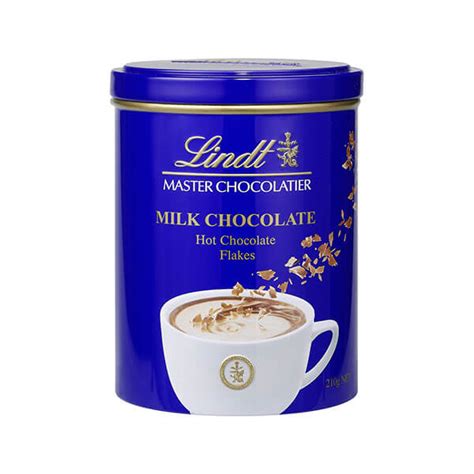 Lindt Milk Hot Chocolate Flakes 210g - Premium Chocolate