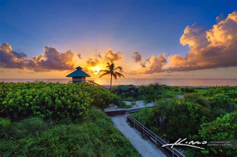 Sunrise Serenity at Spanish River Park Beach Boca Raton | HDR Photography by Captain Kimo