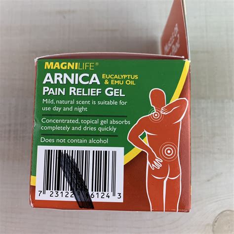 x2 Magnilife Arnica Pain Relief Gel w/ Eucalyptus & Emu Oil 4 oz Arthritis Back | eBay
