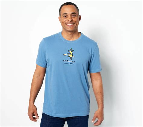 Life is Good Men's Crusher Tee Shirt - QVC.com