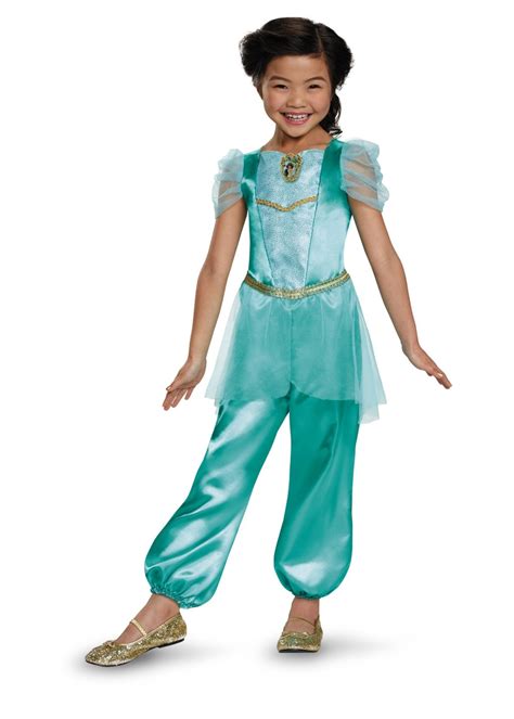 Princess Jasmine Classic Girl Costume - Disney Costumes