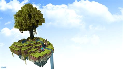 Minecraft Gallery images Floating Island HD wallpaper and background ...