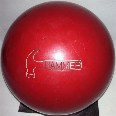 Vtg FaBall Red Hammer Urethane 13lb Pre Drilled Used Bowling Ball | Bowling equipment, Bowling ...