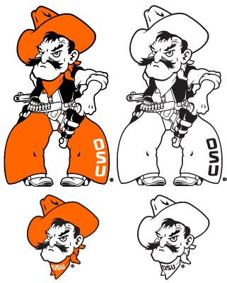 Pistol Pete Logo | Osu cowboys, Pistol pete, Oklahoma state cowboys