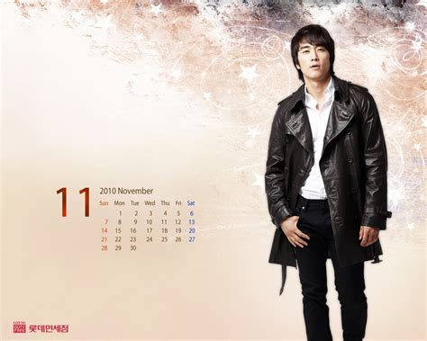 So Ji Sub Chingus: [Calendar] Song Seung Heon calendar for November