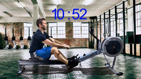 Indoor Rowing Workout - 16min 12min 8min 4min intervals (2min rests) - YouTube