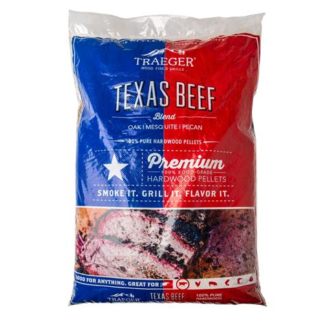 Traeger 20 lb. Texas Wood Pellets-PEL328 - The Home Depot