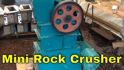 MBMMLLC.com: Small rock crusher for laboratory/assayer/small scale gold milling - YouTube