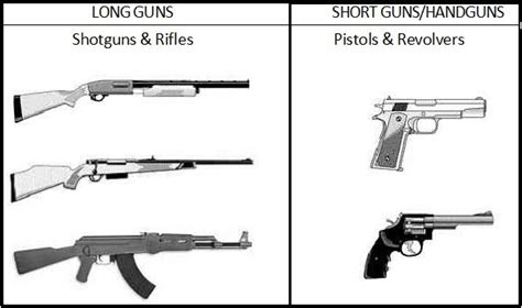 Types of Firearm & Firearms' Parts - Whole Earth Education