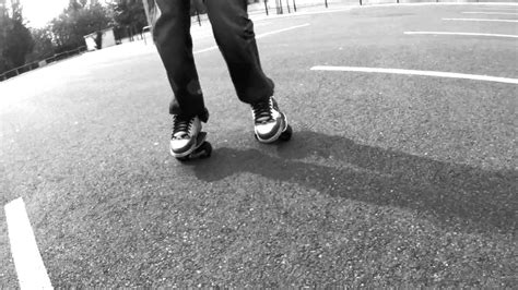 apprendre freeline skates - 18o backside to 18o - YouTube