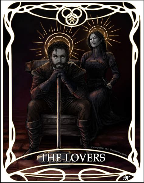 Tarot card The Lovers: Perrin and Faile by ReddEra on DeviantArt High Fantasy, Fantasy Series ...