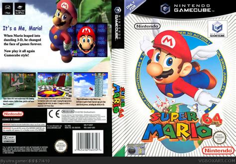 Super Mario 64 GameCube Box Art Cover by ultra gamer