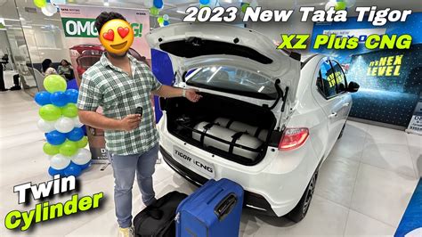 Tata Tigor CNG 2023 ️ Tata Tigor XZ Plus Twin Cylinder CNG Price & Features !!! - YouTube