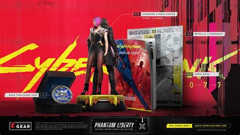 Cyberpunk 2077: Phantom Liberty Secret Agent Collection includes a Statue of Songbird and Idris ...