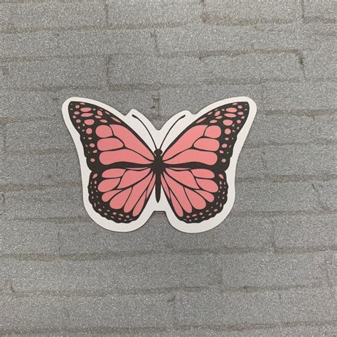 Butterfly Die Cut Waterproof Sticker / Laptop Stickers / Vinyl | Etsy