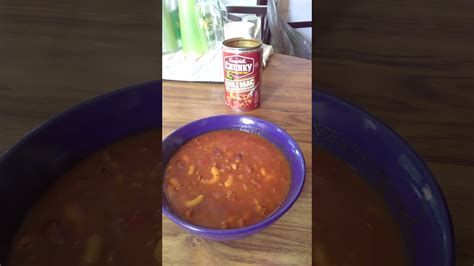 Campbell's Chunky Chili Mac Review Video. - YouTube