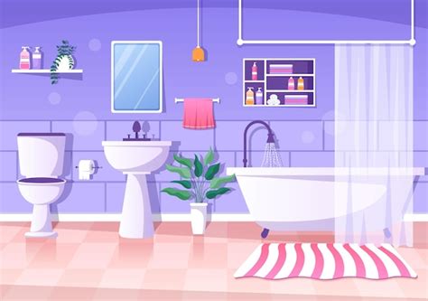 Bathroom Cartoon Images - Free Download on Freepik