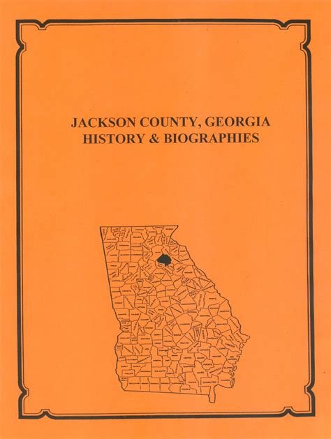 Jackson County, Georgia History and Biographies - Mountain Press and Southern Genealogy Books