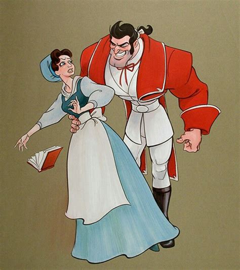 Disney Concept Art - Belle and Gaston | Disney princess fan art, Disney beauty and the beast ...