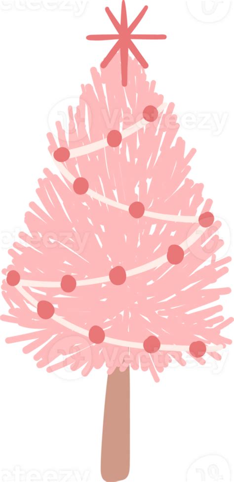 Pink Christmas tree 29604515 PNG