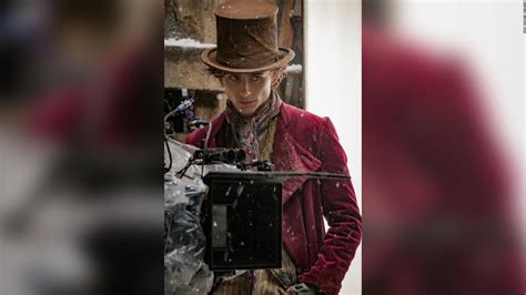 Timothée Chalamet shares first pictures of himself as Willy Wonka - CNN