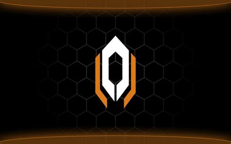 an orange and black background with the letter o in it's center, which ...