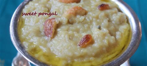 Sweet pongal or Sakkarai pongal recipe | CHARUSCUISINE