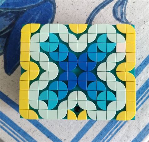 Lego Dots box pattern | Lego activities, Lego projects, Lego wall art