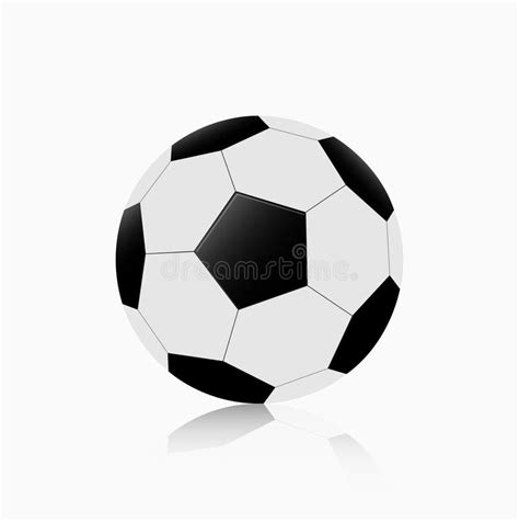 Soccer Ball Isolated on White Background Stock Vector - Illustration of graphic, ball: 275122309