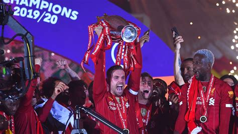 Liverpool lift Premier League trophy for first time after 30-year wait for league title | UK ...