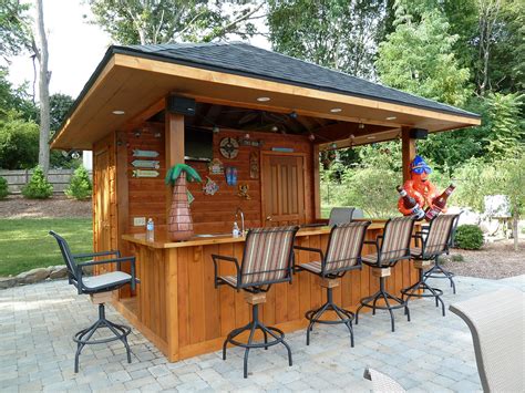 Outdoor bar plans and designs - Hawk Haven