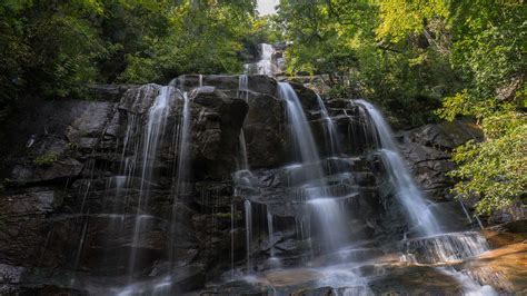 Beautiful Falls Creek Falls. One of the lesser traveled waterfalls of Jones Gap State Park. # ...