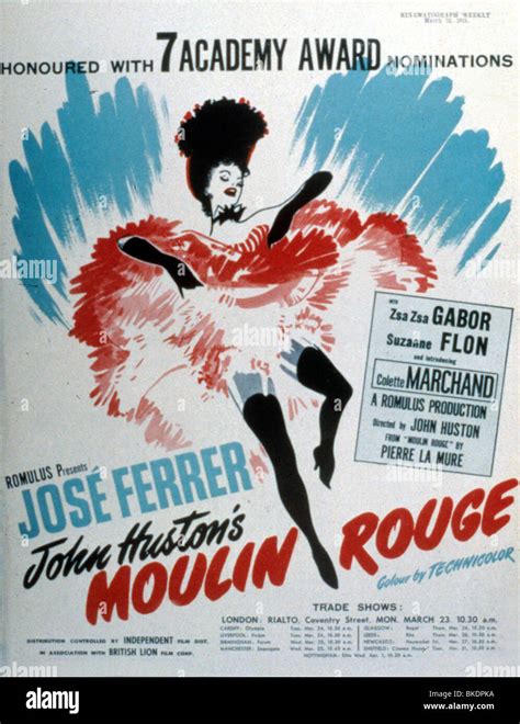 MOULIN ROUGE -1952 POSTER Stock Photo, Royalty Free Image: 29191998 - Alamy