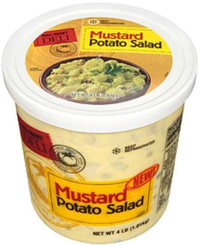 Walmart Deli Mustard Potato Salad - 4, Nutrition Information | Innit