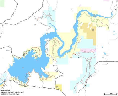 Millerton Lake SRA - California Trail Map